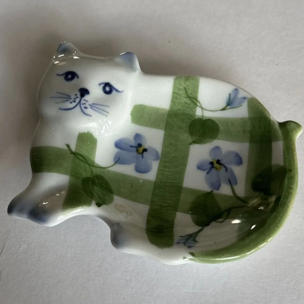 Andrea by Sadek Vintage Tea Bag Holder Trinket Dish